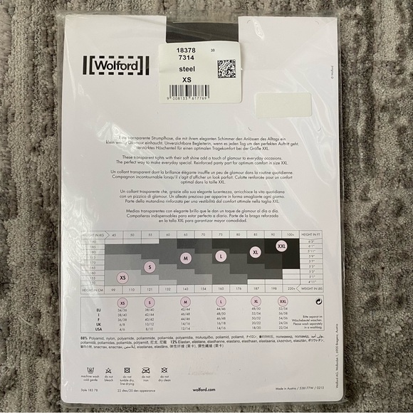 BNWT Wolford Satin Touch 20 Tights - Picture 7 of 7